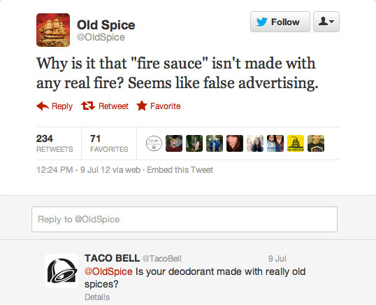 oldspice vs taco bell